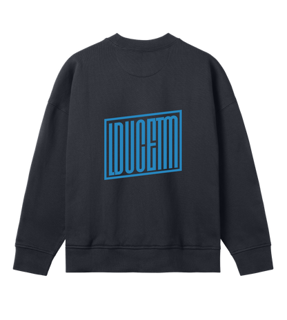 LDuceTMOversized SweatshirtSTFS 'Society Print' Oversized Women's Sweatshirt - WavesSTFS 'Society Print' Oversized Women'