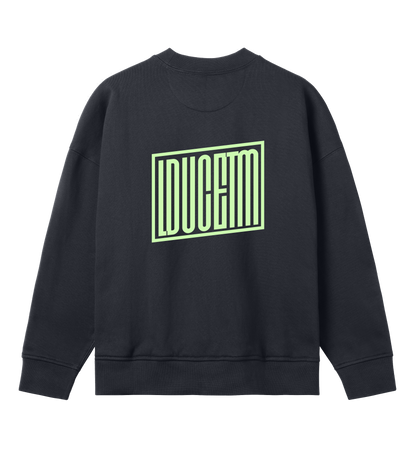 LDuceTMOversized SweatshirtSTFS 'Society Print' Oversized Women's Sweatshirt - PoisonSTFS 'Society Print' Oversized Women'