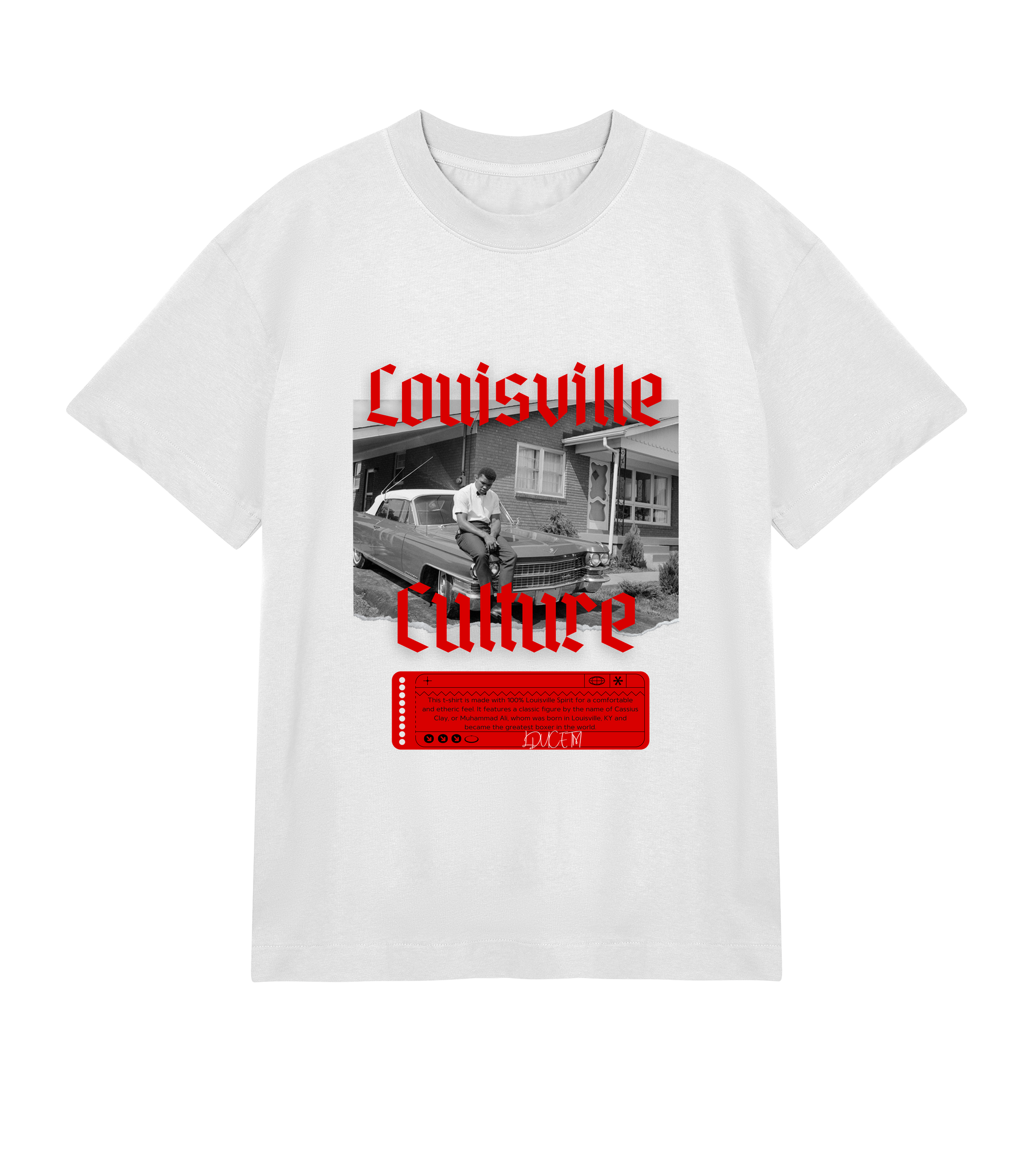 LDuceTMBoxy T-shirt'Louisville Culture' Mens Boxy Tee'Louisville Culture' Mens Boxy Tee