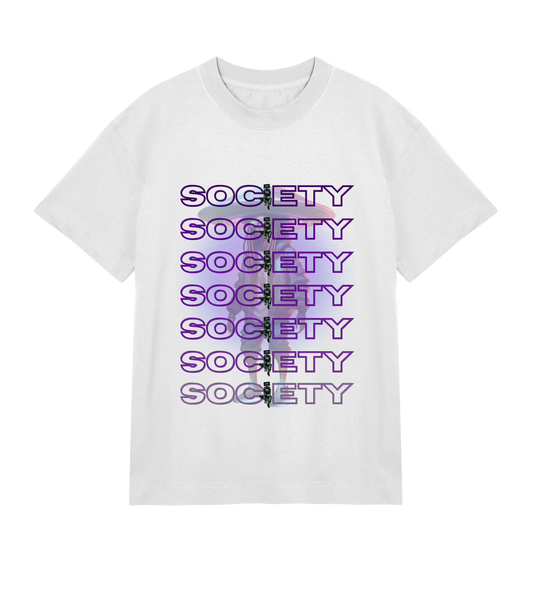 LDuceTMBoxy T-shirtSTFS Print Mens Boxy Tee - AuraSTFS Print Mens Boxy Tee - Aura